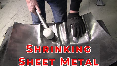 shaping aluminum sheet metal|shrink sheet metal pattern.